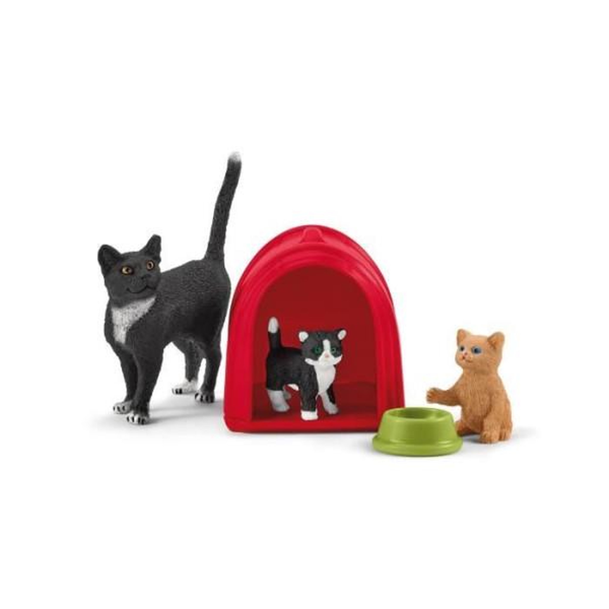 Voir la diapositive 4 : Schleich Coffret aire de jeu pour chats adorables, figurines d'animaux avec chats, pour enfants des 3 ans, schleich 42501 farm world
