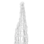 VIDAXL Cone lumineux decoratif pyramide LED Acrylique Blanc froid 60cm