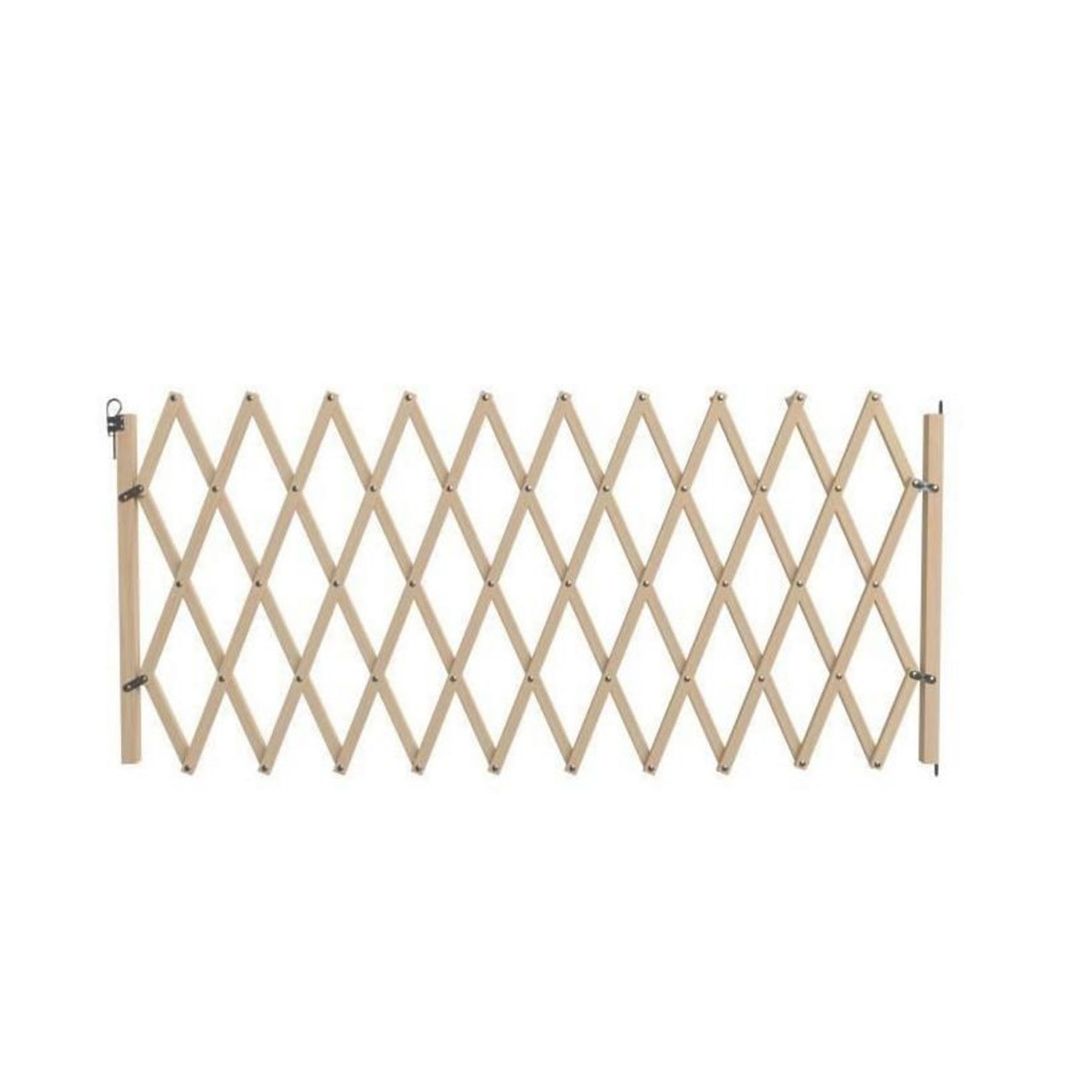 CENTRALE BRICO Barrière Stopmax, en bois brut, extensible à 230cm