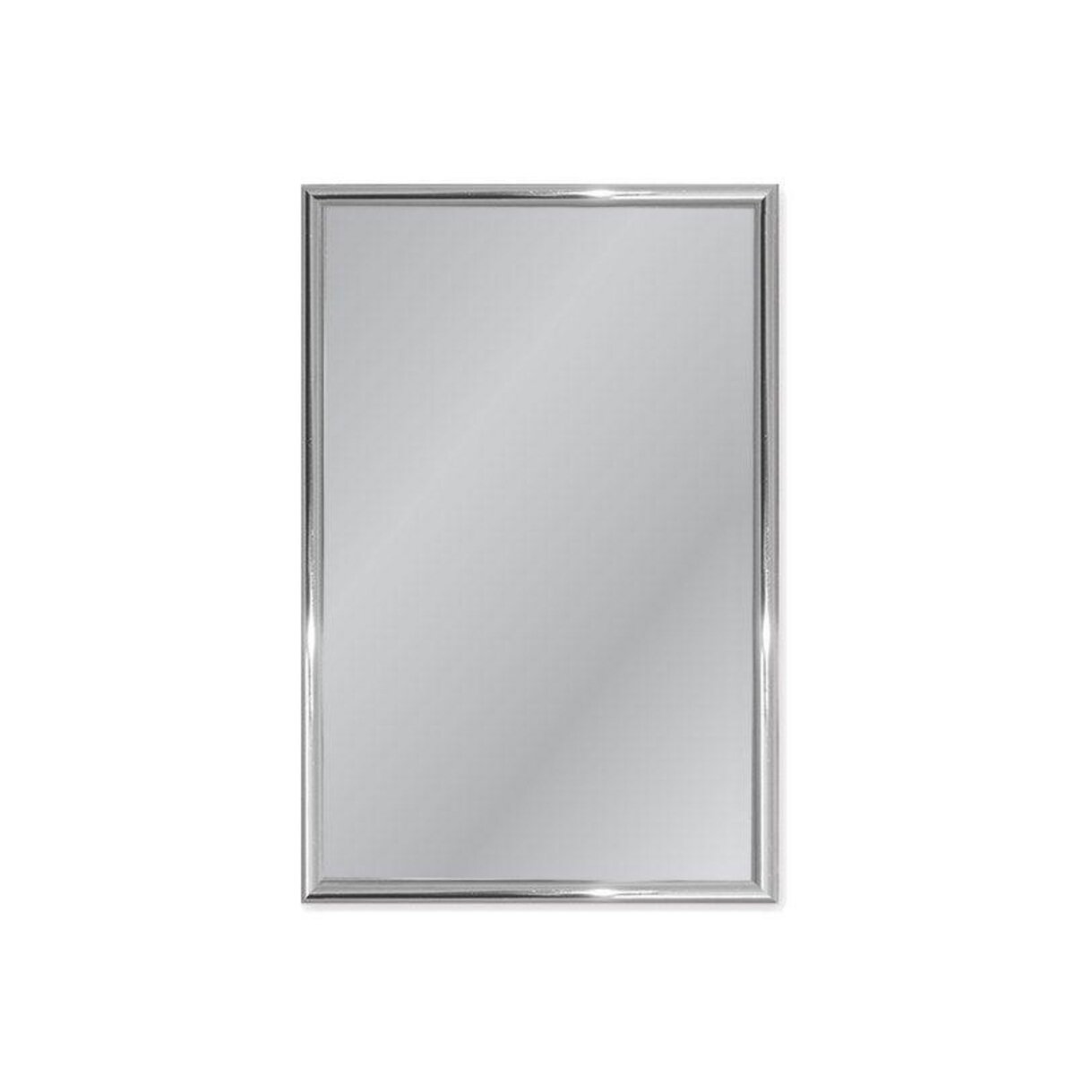 CENTRALE BRICO Miroir Non Lumineux Encadré Rectangulaire L.40 X L.60 Cm Arica Alu