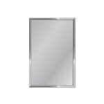 CENTRALE BRICO Miroir Non Lumineux Encadré Rectangulaire L.40 X L.60 Cm Arica Alu