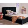 Voir la diapositive 1 : LISA DESIGN Onyx - lit coffre - 160x200 cm - en velours côtelé - sommier inclus