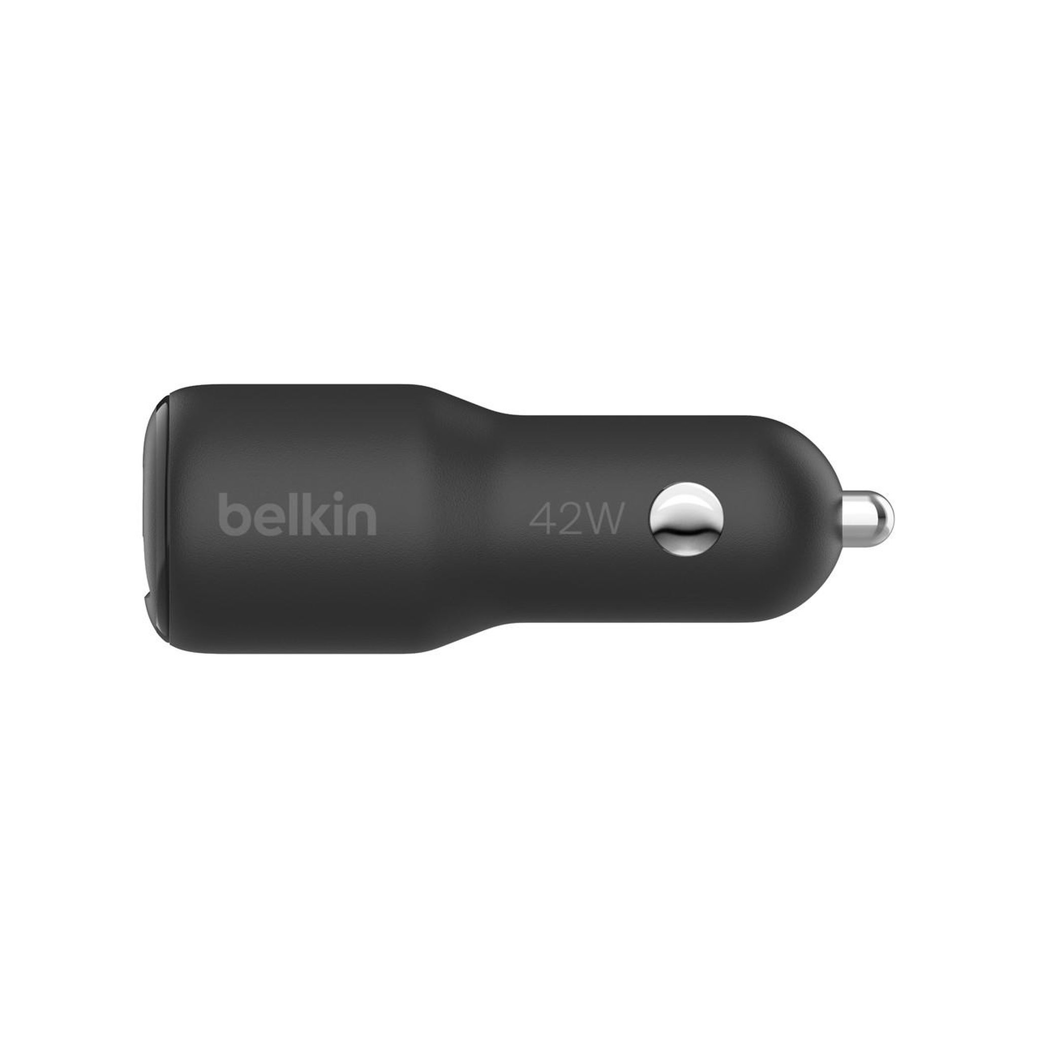 Voir la diapositive 3 : Belkin Chargeur de voiture Belkin BoostCharge 42W PD 3.0 avec 2 ports USB (USB-C 24 pins et USB-A), charge rapide
