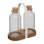 Voir la diapositive 1 : FIVE Set Huile & Vinaigre Avec Support  Harmony  19cm Naturel