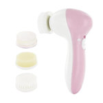Paris Prix Brosse Visage 3 en 1  2 Vitesses  13cm Blanc & Rose