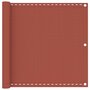 Voir la diapositive 1 : VIDAXL Ecran de balcon Terre cuite 90x400 cm PEHD