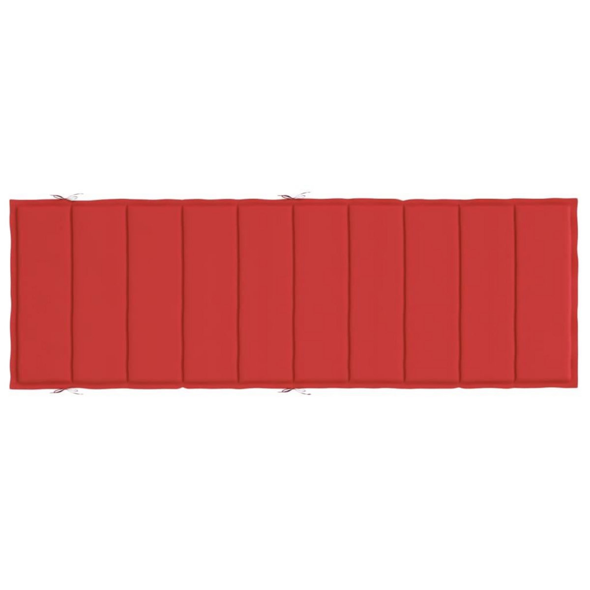 VIDAXL Coussin de chaise longue rouge 186x58x3 cm tissu oxford