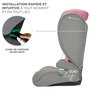 Voir la diapositive 2 : KINDERKRAFT Siège auto évolutif rehausseur 2en1 I-SPARK i-Size 100-150 cm