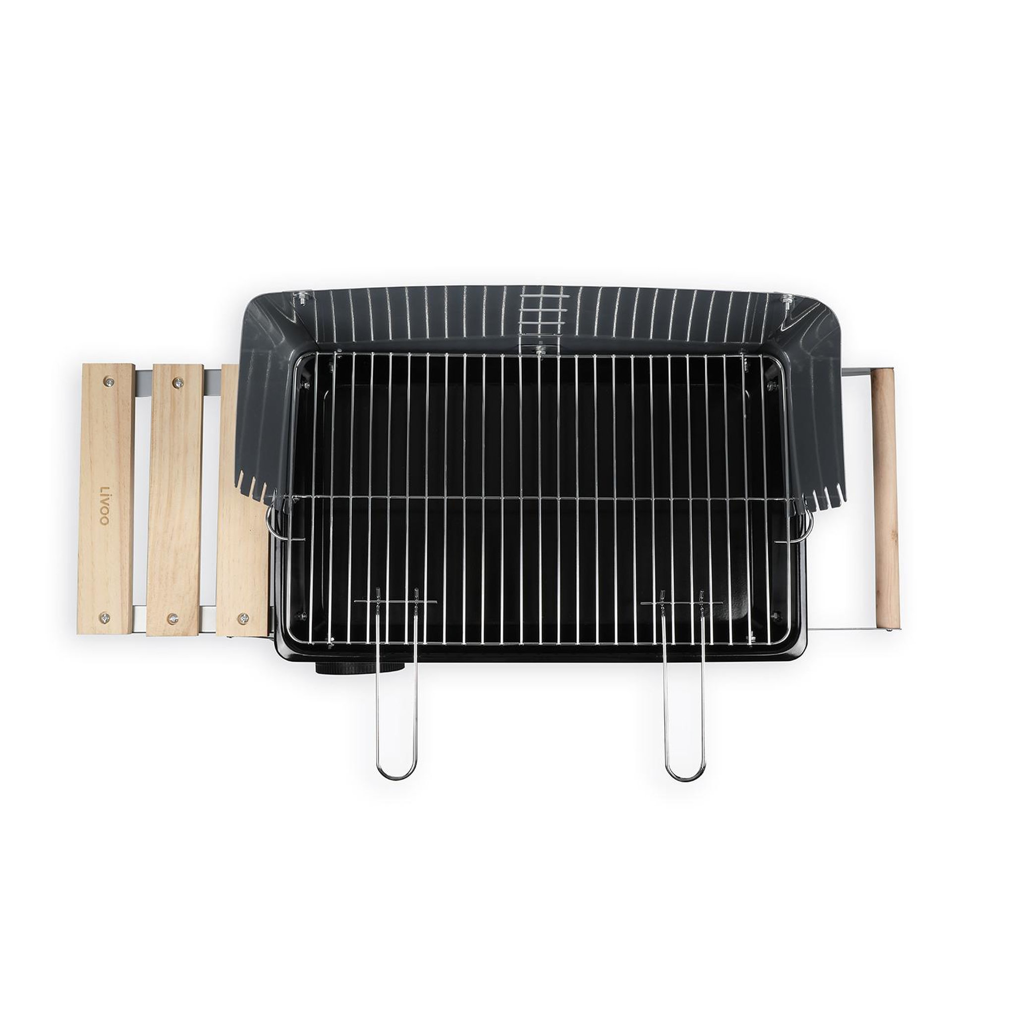 Voir la diapositive 4 : LIVOO Barbecue à charbon 48x28cm - doc244