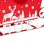Voir la diapositive 2 : ATMOSPHERA Décoration de Noël  Traineau  35cm Rouge