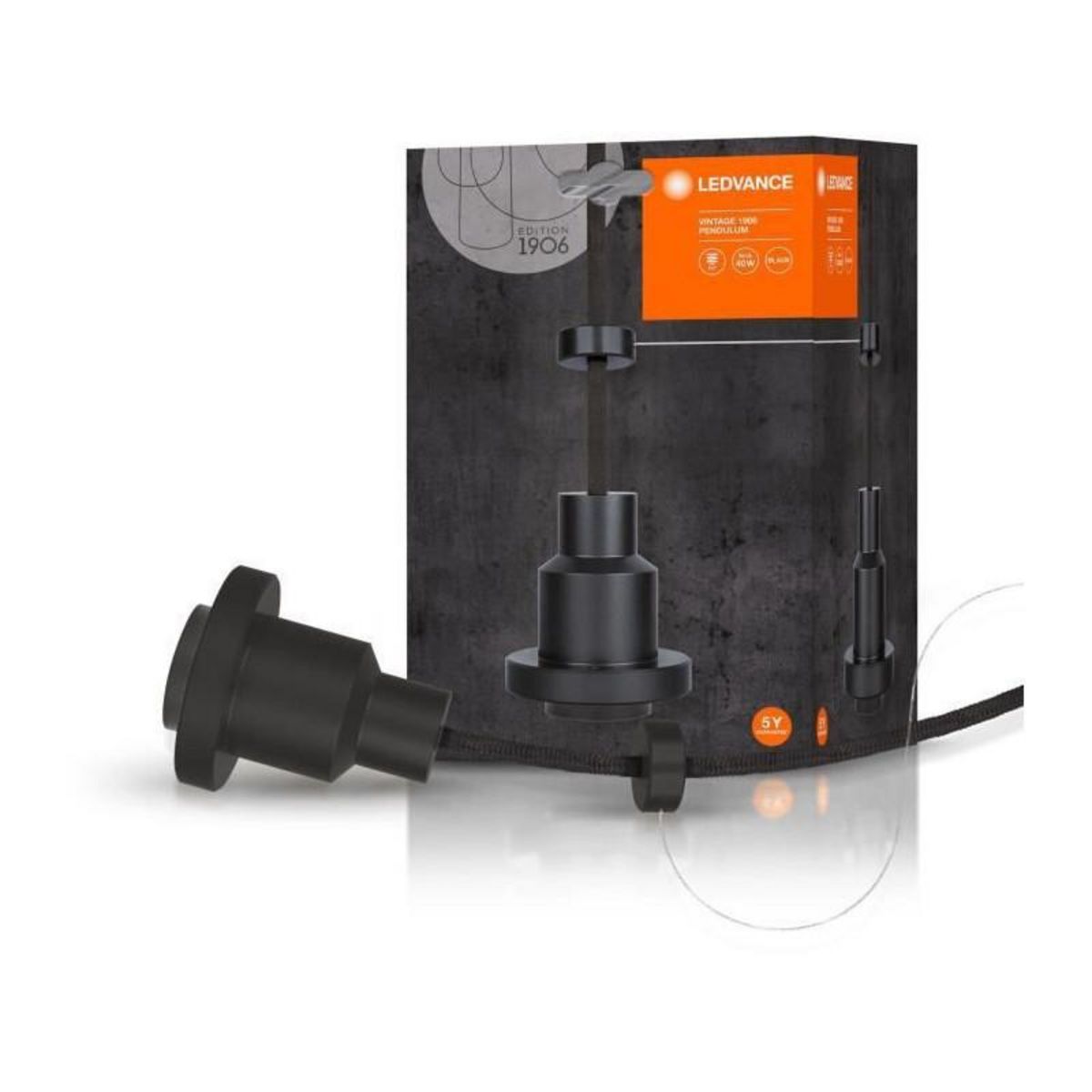 LEDVANCE LEDVANCE 1906 Suspension Pendulum Vintage - Noir