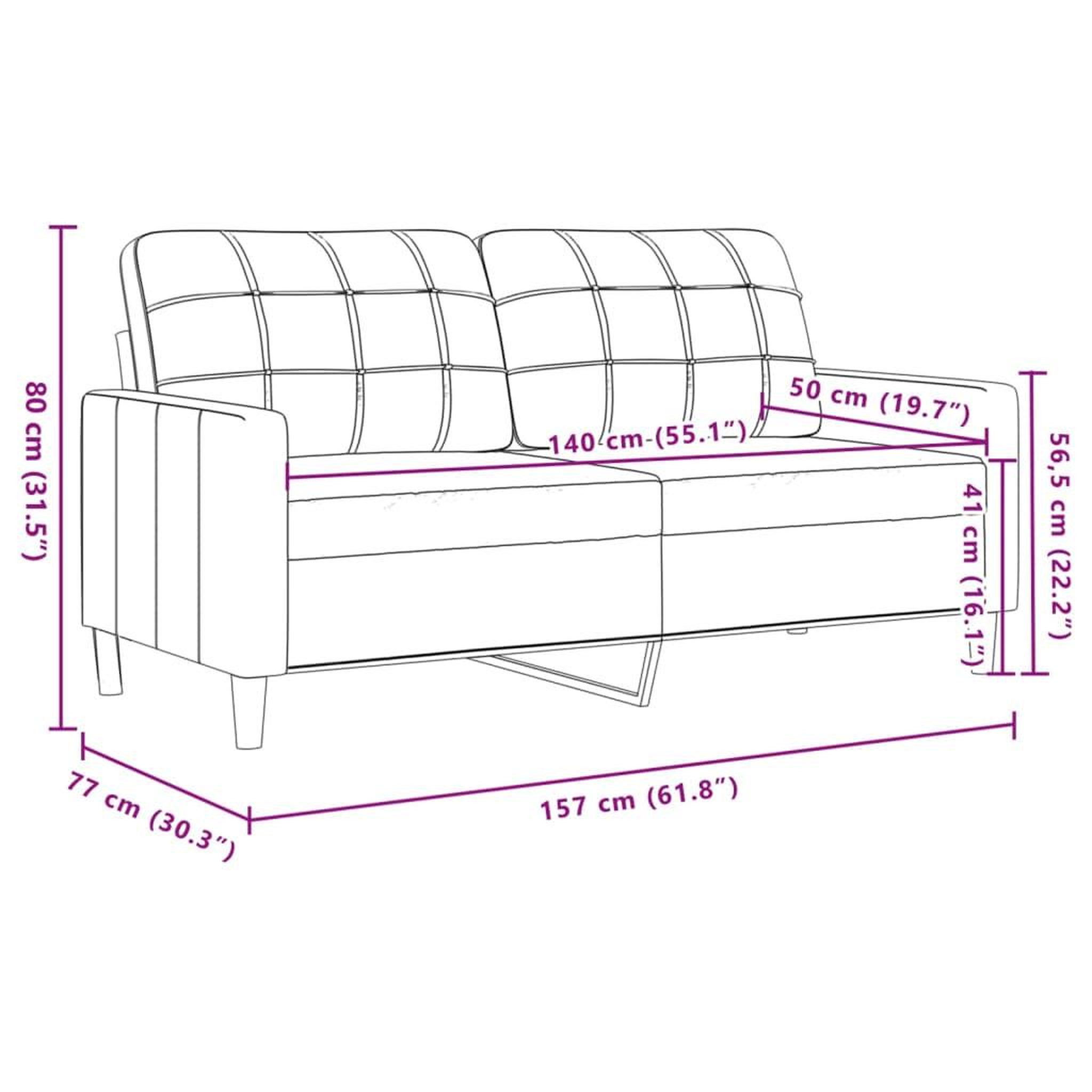 Voir la diapositive 6 : VIDAXL Ensemble de canapes 2 pcs avec coussins Noir Velours