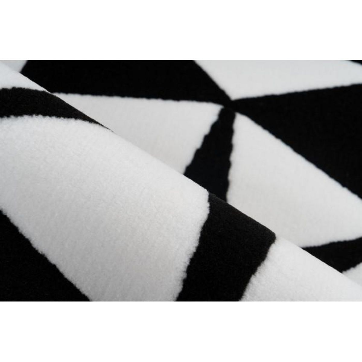 Paris Prix Tapis Rond à Poils Courts  Esperanto IX  Noir