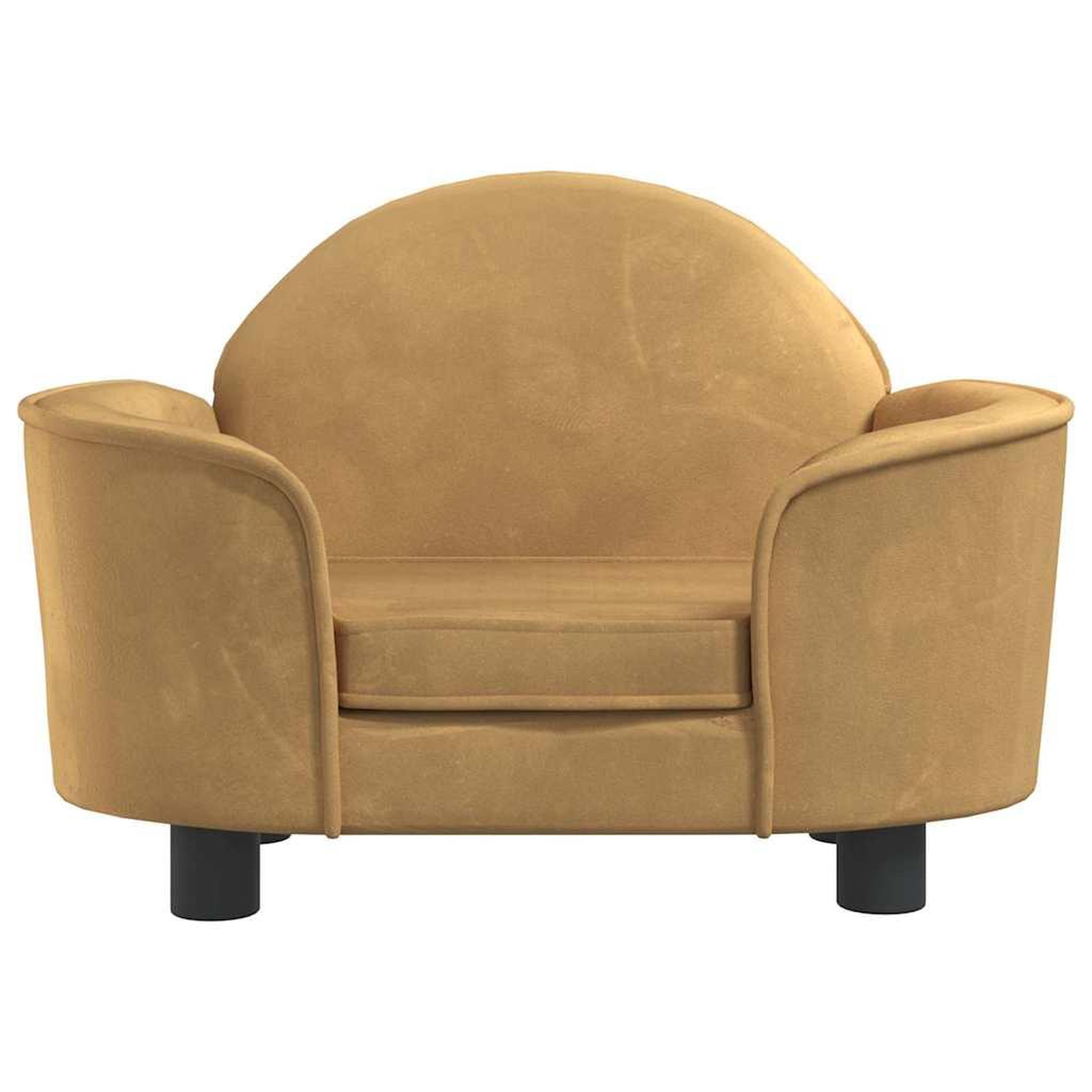 Voir la diapositive 3 : VIDAXL Lit pour chien marron 66x40x45 cm velours