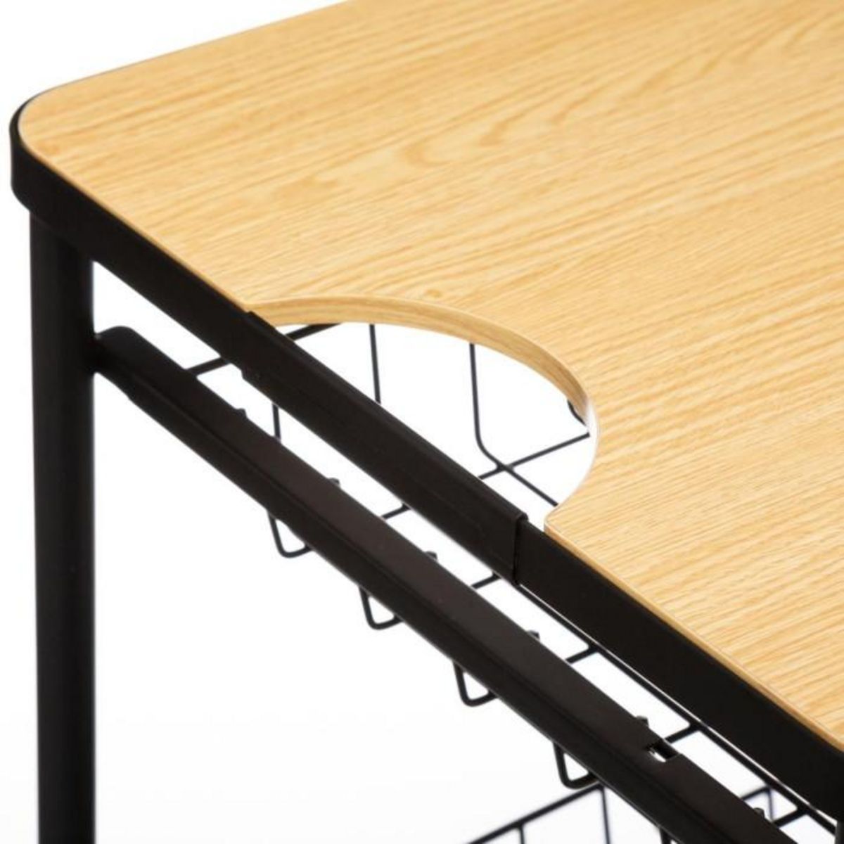 FIVE Desserte de Cuisine Design  Amo  79cm Naturel