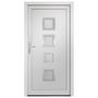 Voir la diapositive 3 : VIDAXL Porte d'entree Blanc 108x208 cm PVC