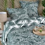 Lovely Casa Couvre lit boutis réversible 240x220 avec 2 taies MANISSA