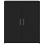 Voir la diapositive 5 : VIDAXL Buffet noir 60x31x70 cm bois d ingénierie
