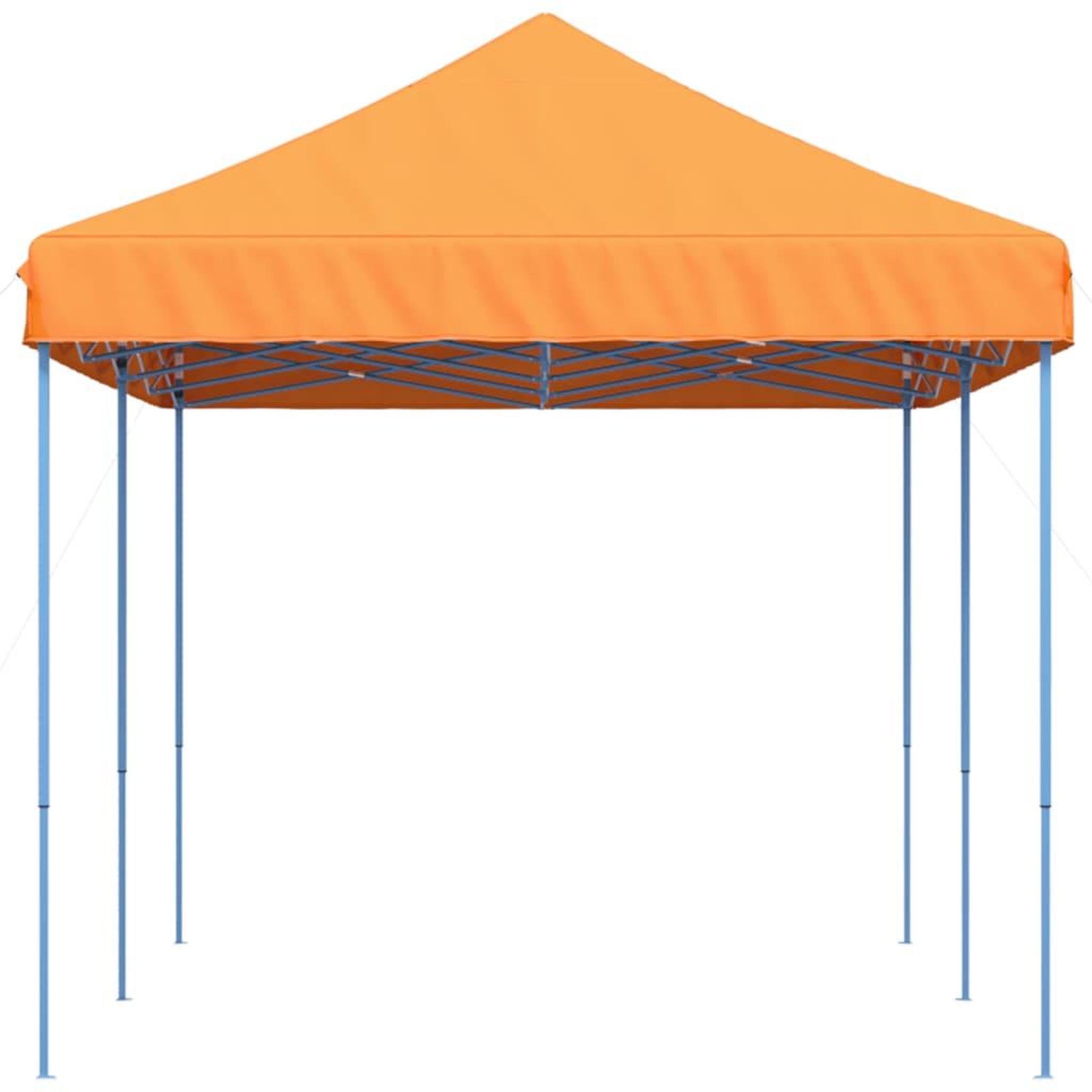 Voir la diapositive 4 : VIDAXL Tente de reception pliable escamotable orange 580x292x315 cm