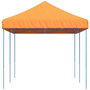 Voir la diapositive 4 : VIDAXL Tente de reception pliable escamotable orange 580x292x315 cm