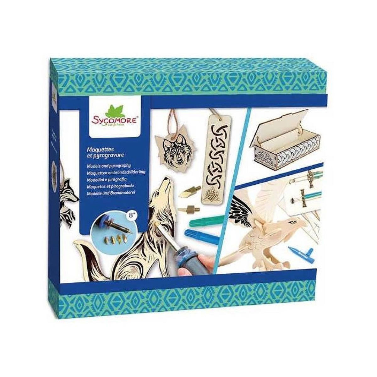 Au Sycomore Lovely Box XL-  Maquettes Et Pyrogravure - Celtique