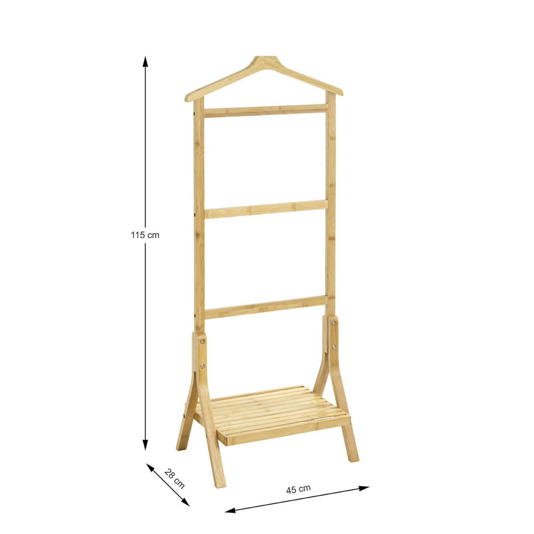 Voir la diapositive 5 : Paris Prix Valet de chambre en bambou  lia  115cm naturel