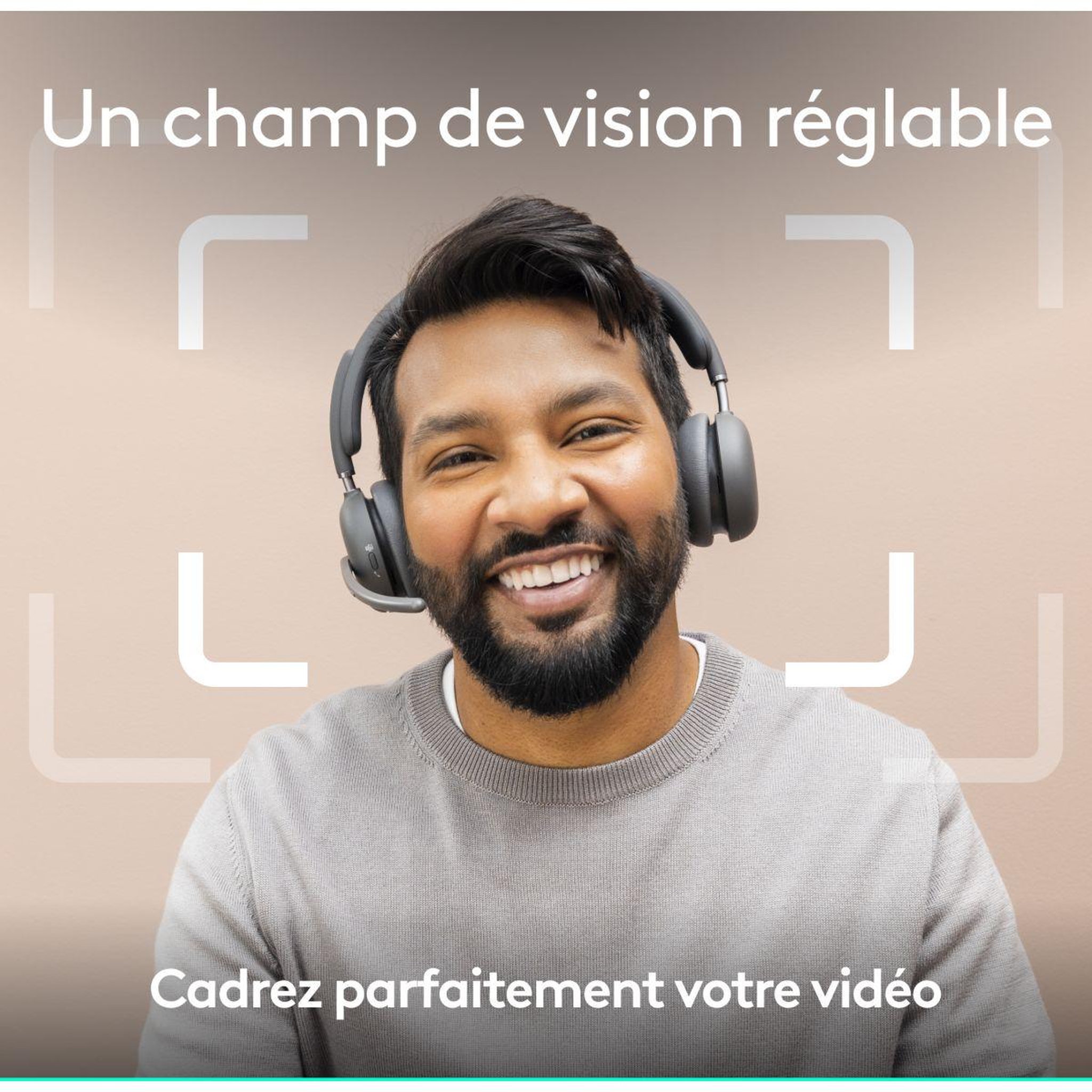 Voir la diapositive 3 : Logitech Webcam BRIO 4K GRAPHITE