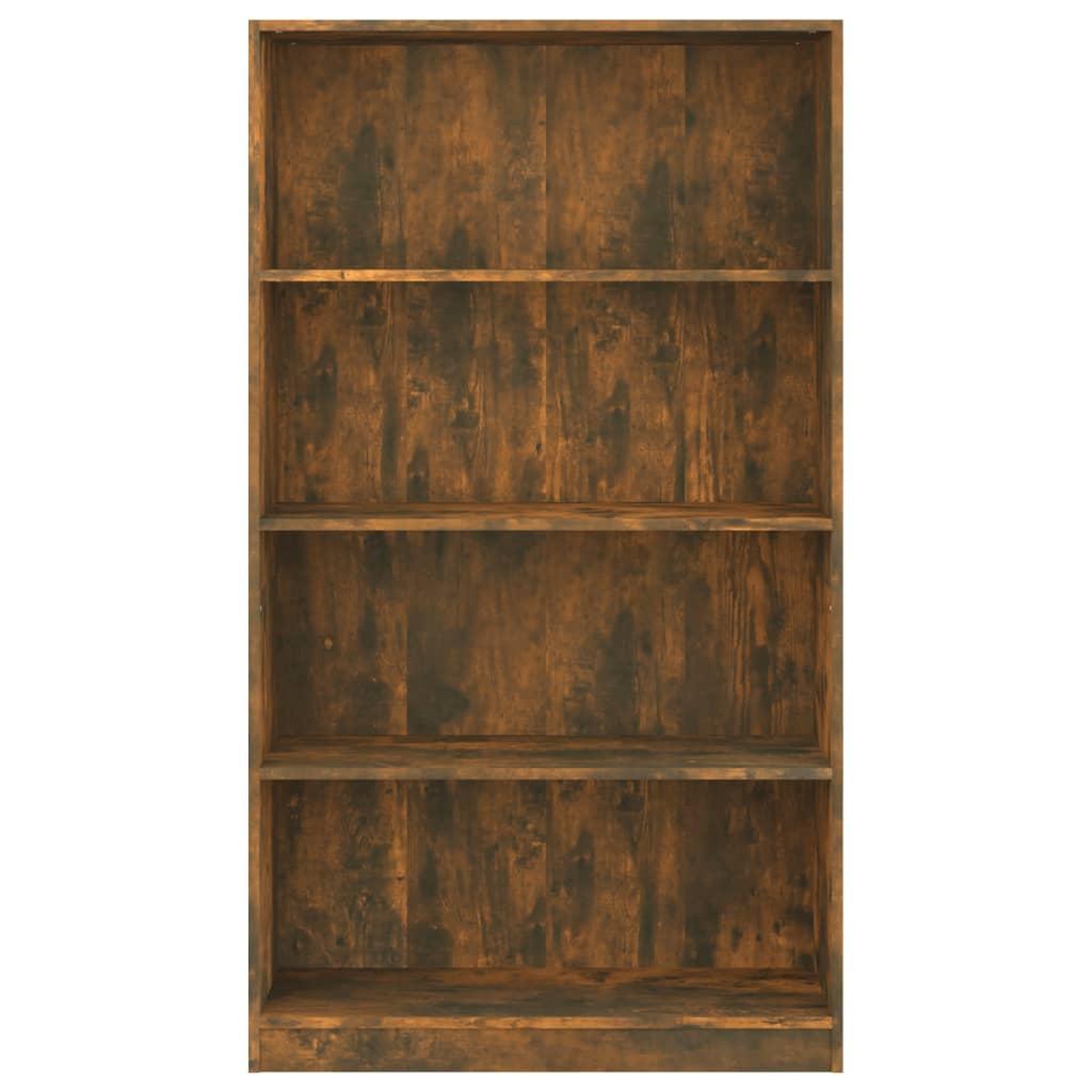 Voir la diapositive 4 : VIDAXL Bibliotheque 4 niveaux Chene fume 80x24x142cm Bois d'ingenierie