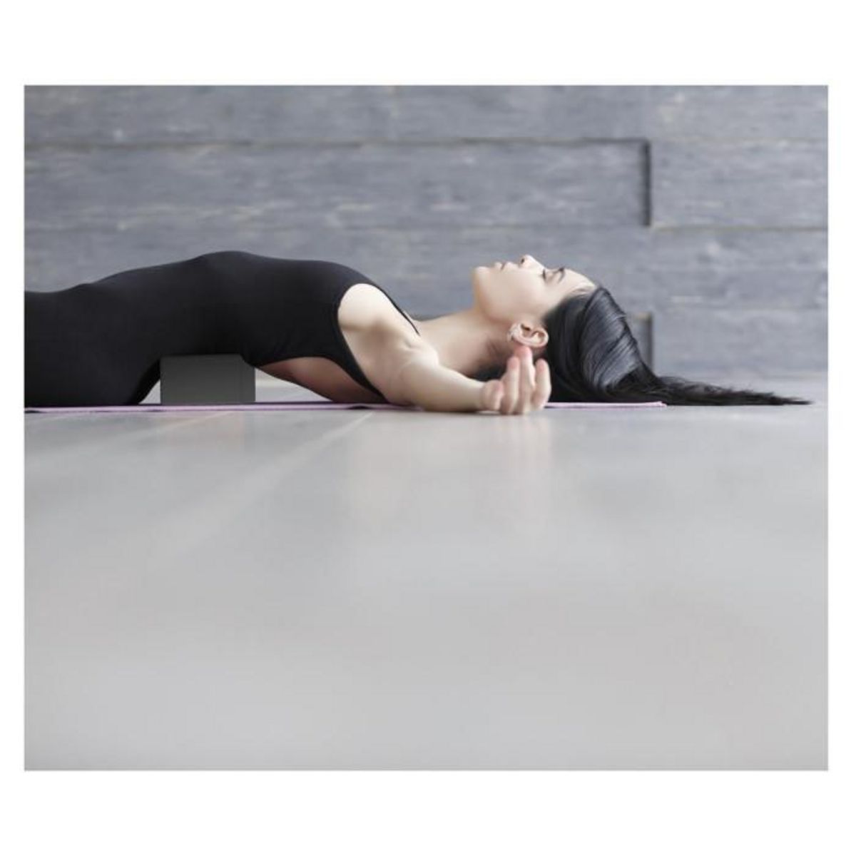 Paris Prix Bloc de Yoga  Mousse  23cm Gris