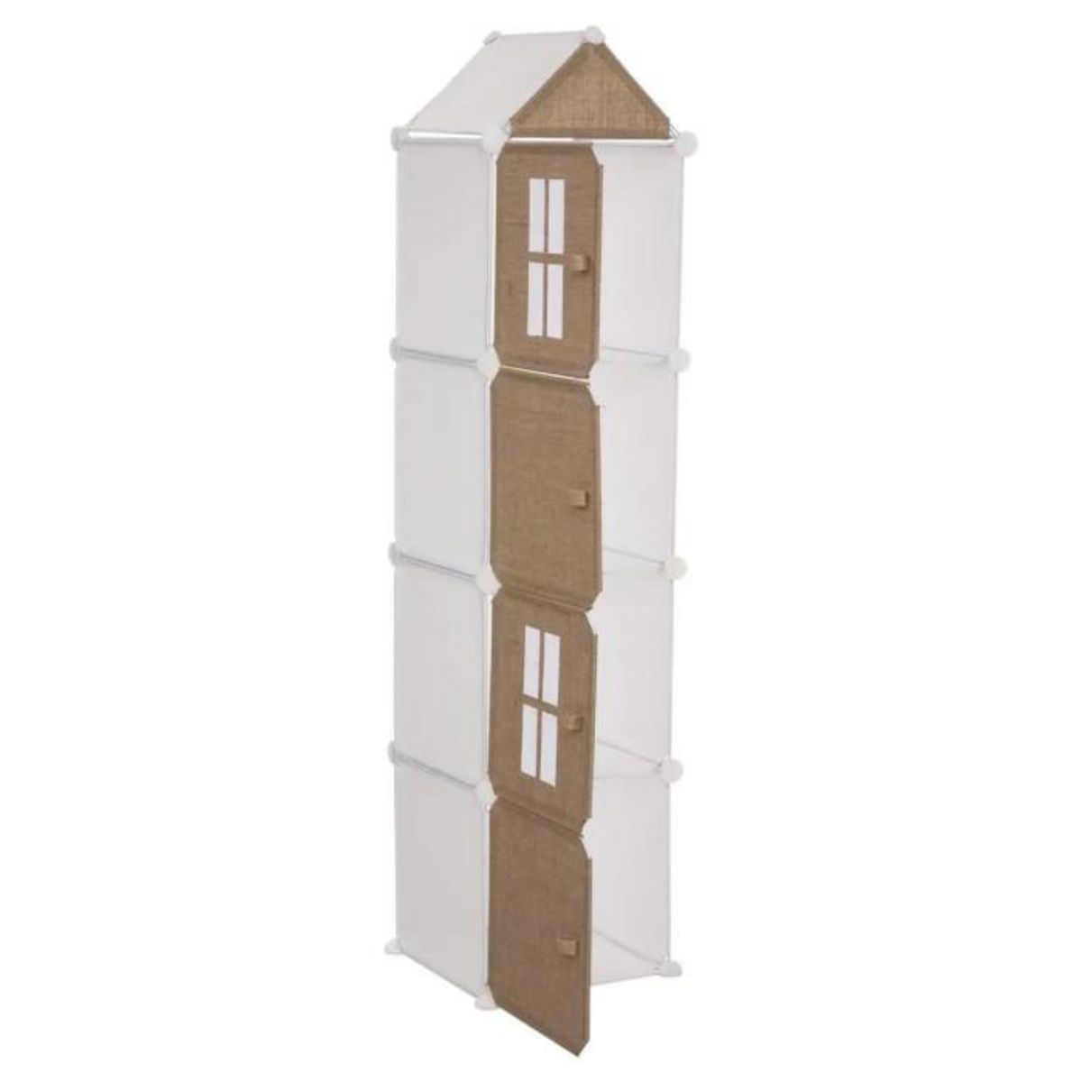 Atmosphera Kids Rangement Enfant  Colonne Jute  140cm Beige