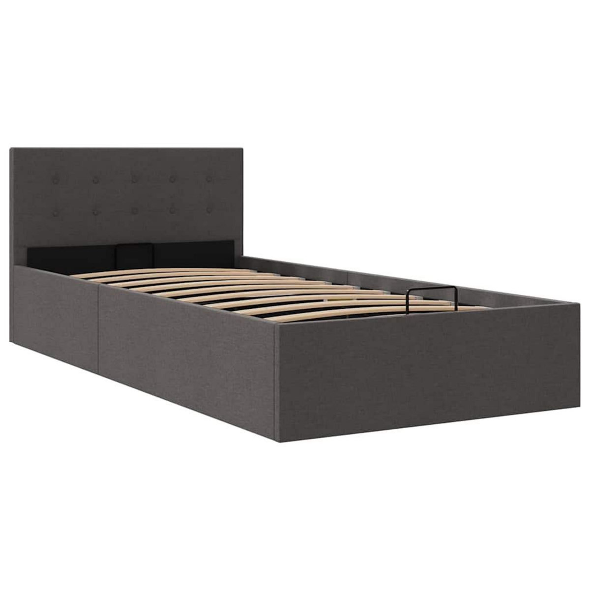 VIDAXL Cadre de lit a rangement hydraulique sans matelas 100x200 cm