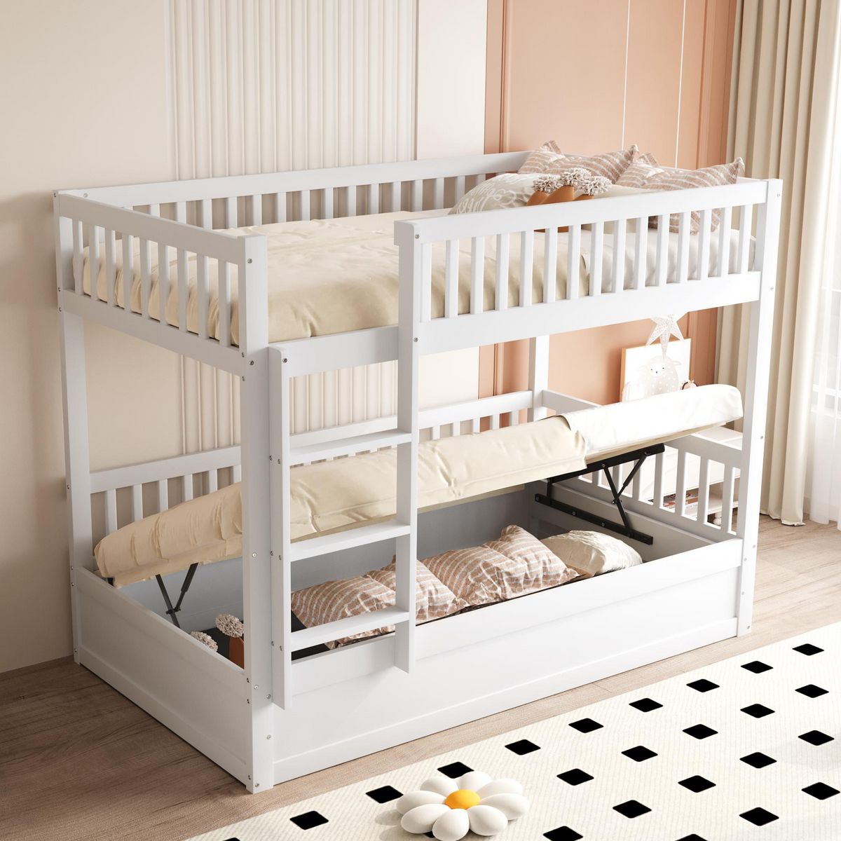 MERAX Lit superposé 90x200cm