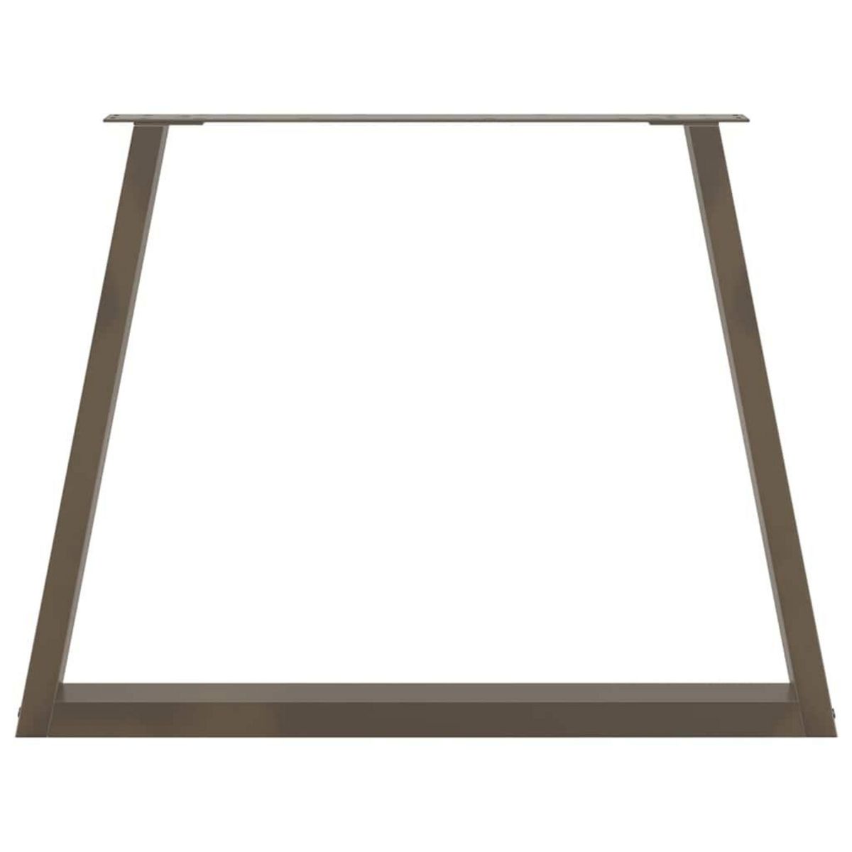 VIDAXL Pieds de table a manger forme de U 2 pcs 90x(72-73,3) cm acier