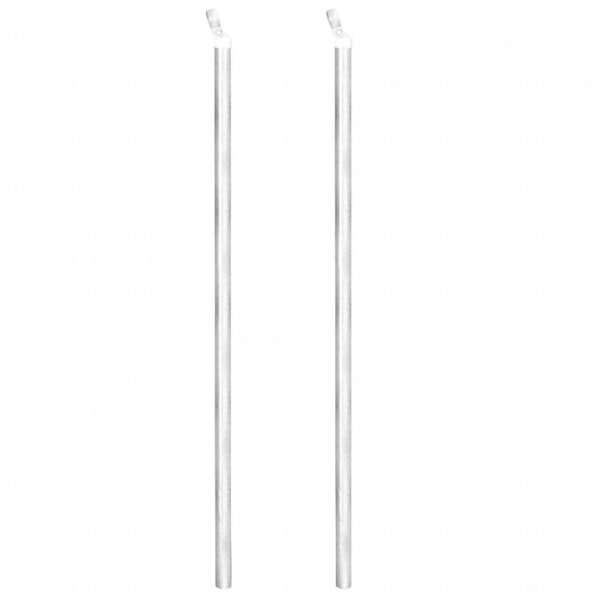 VIDAXL Cloture a mailles losangees et poteaux acier galvanise 25x1,5 m