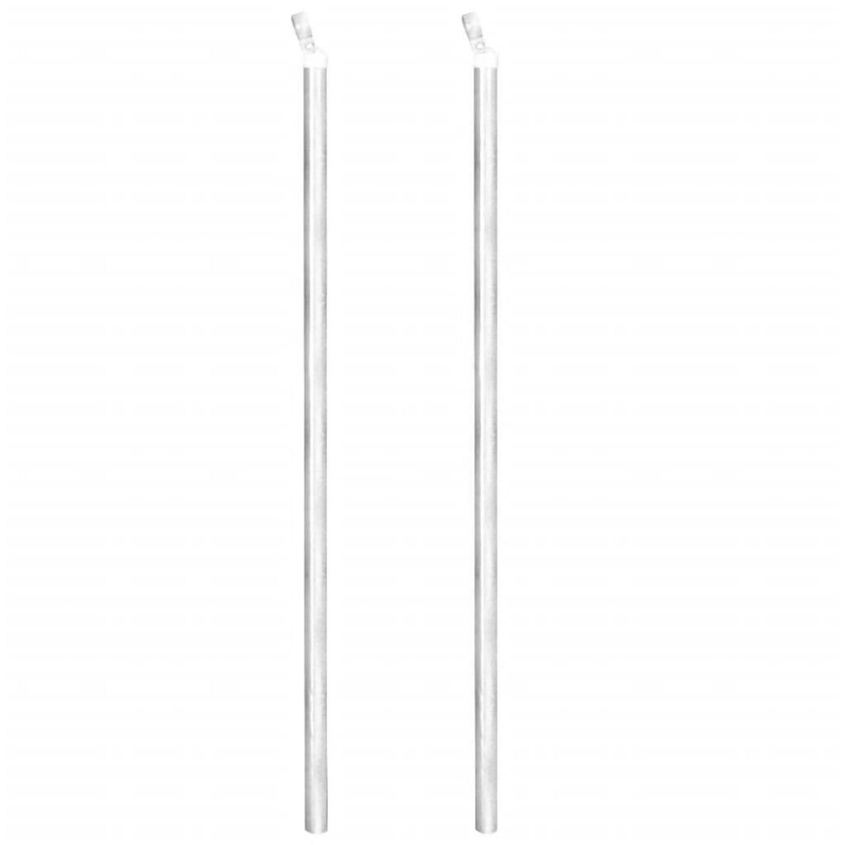 VIDAXL Cloture a mailles losangees et poteaux acier galvanise 25x1,5 m