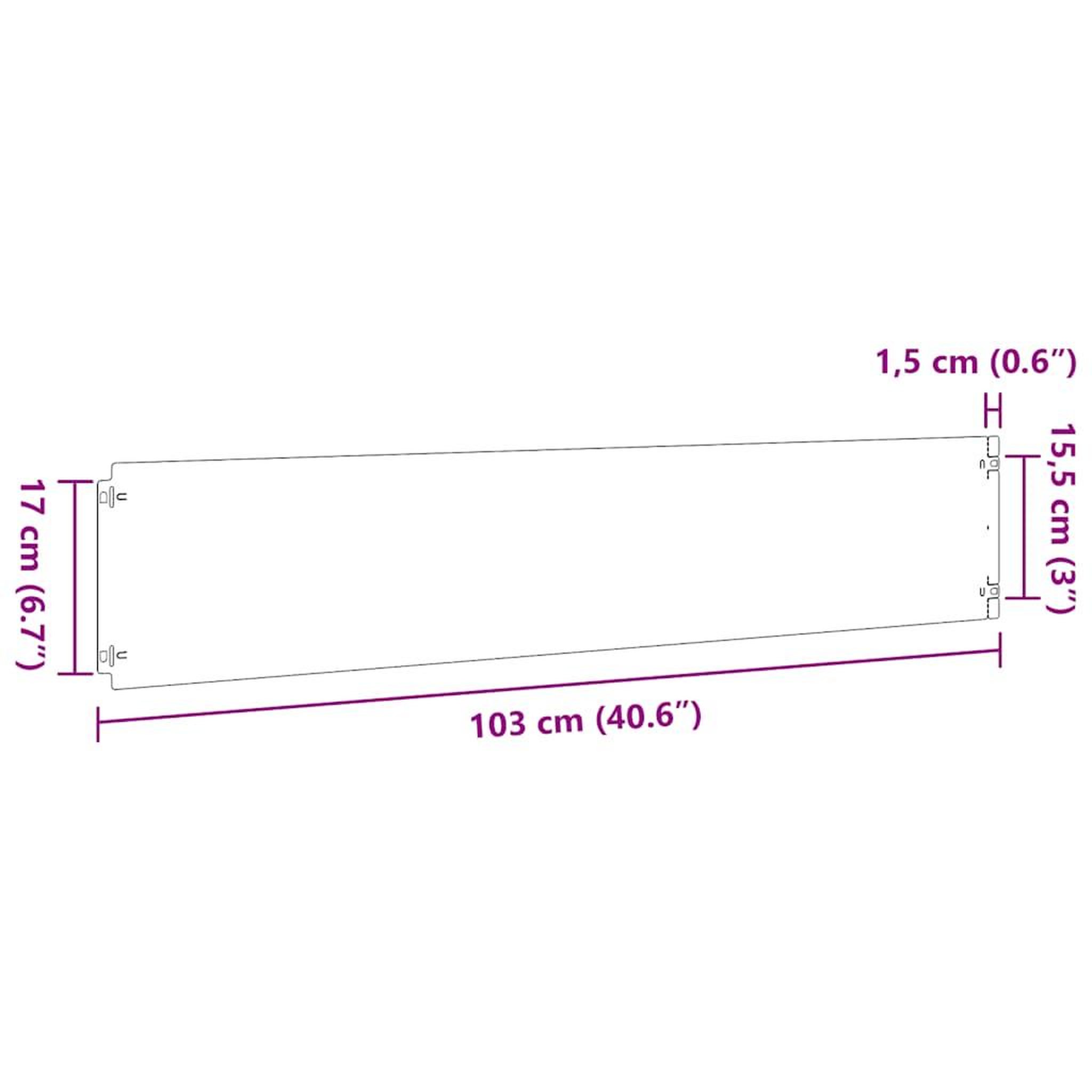 Voir la diapositive 6 : VIDAXL Bordures de pelouse 30 pcs 20x103 cm acier inoxydable