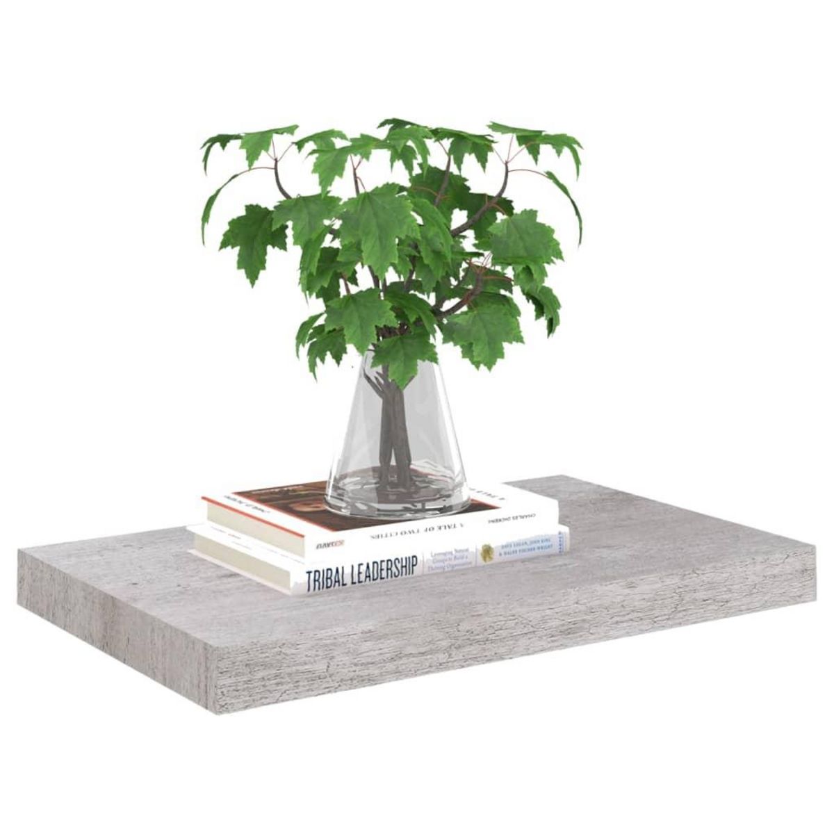 VIDAXL Etagere murale flottante gris beton 50x23x3,8 cm MDF
