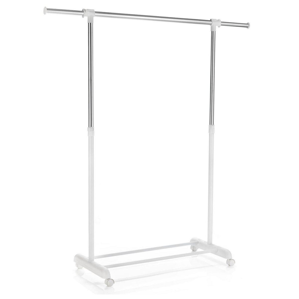 IDIMEX Portant à vêtements SALA, en métal chromé