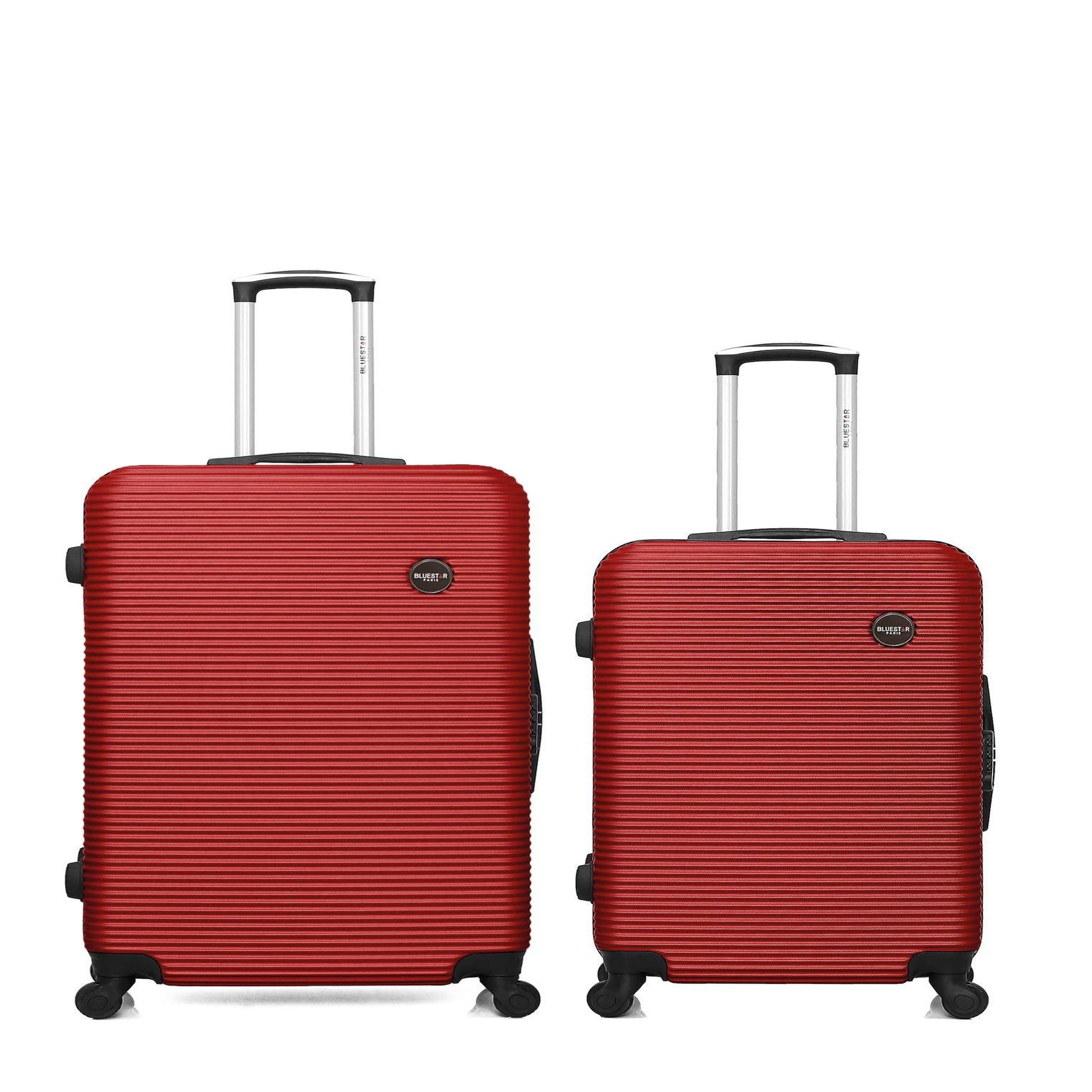 BLUESTAR Bluestar - lot de 2 valise grand format et valise weekend london -. Coloris disponibles : Gris, Orange, Beige, Bleu, Noir