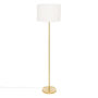 Voir la diapositive 1 : ATMOSPHERA Lampadaire droit en bouclette - H. 150 cm - Or
