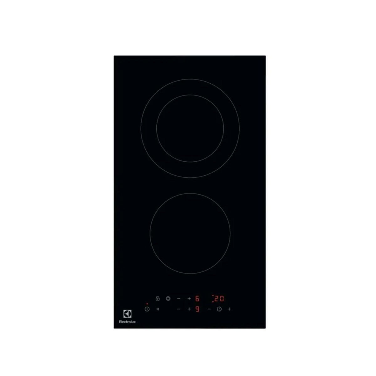 ELECTROLUX Domino vitrocéramique 29cm 2 feux 2900w noir - LHR3233CK