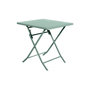 Voir la diapositive 2 : HESPERIDE Table de jardin carrée Greensboro 70 x 70 cm Olive - Hespéride