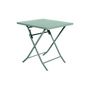 Voir la diapositive 2 : HESPERIDE Table de jardin carrée Greensboro 70 x 70 cm Olive - Hespéride