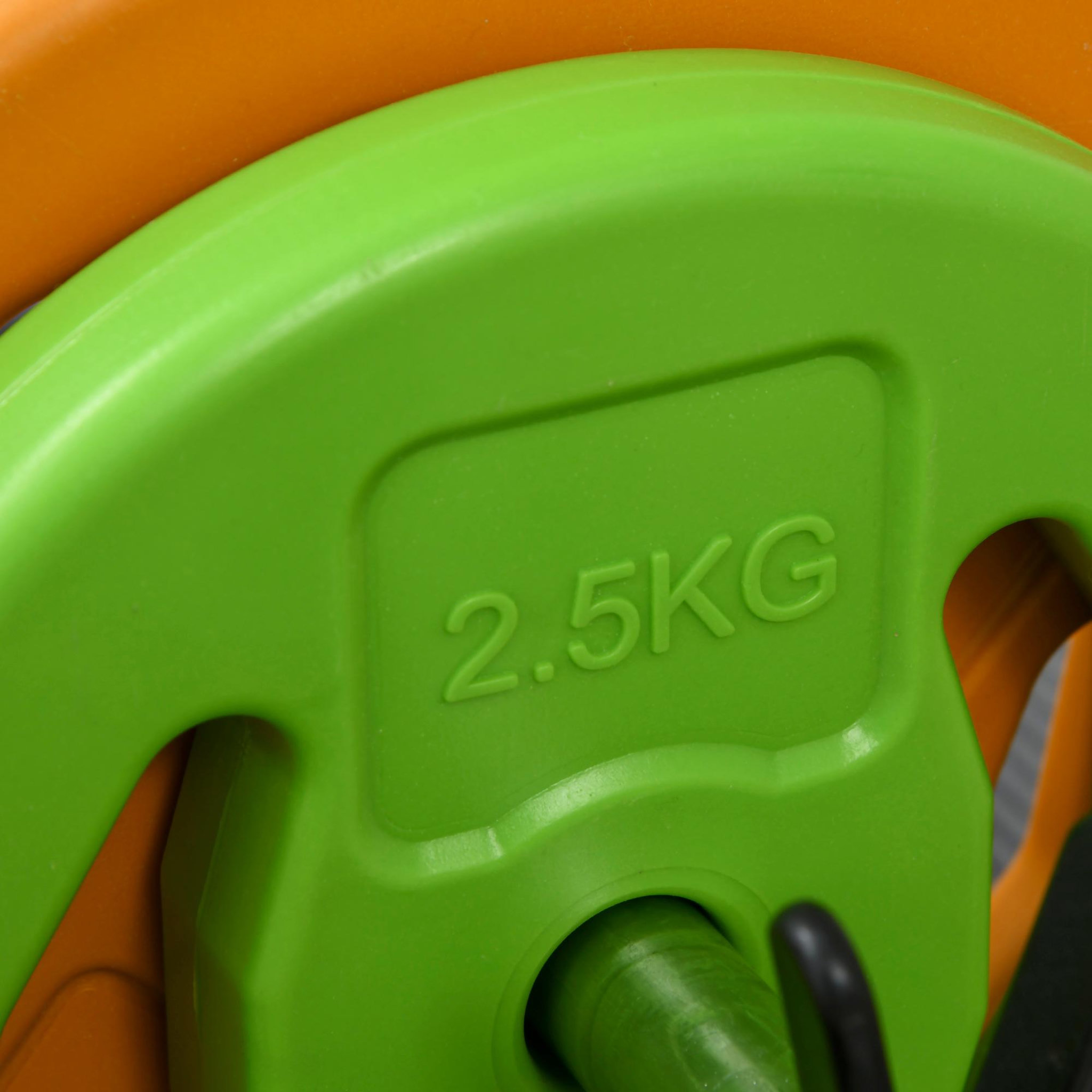 Voir la diapositive 5 : HOMCOM Ensemble haltères et barre 20 kg - musculation réglable - entraînement musculaire & haltérophilie