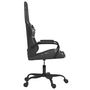 Voir la diapositive 4 : VIDAXL Chaise de jeu de massage Noir et camouflage Similicuir