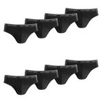 PIERRE CARDIN Lot de 8 Slips homme en coton. Coloris disponibles : Noir