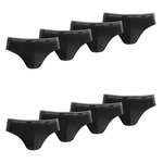 PIERRE CARDIN Lot de 8 Slips homme en coton. Coloris disponibles : Noir
