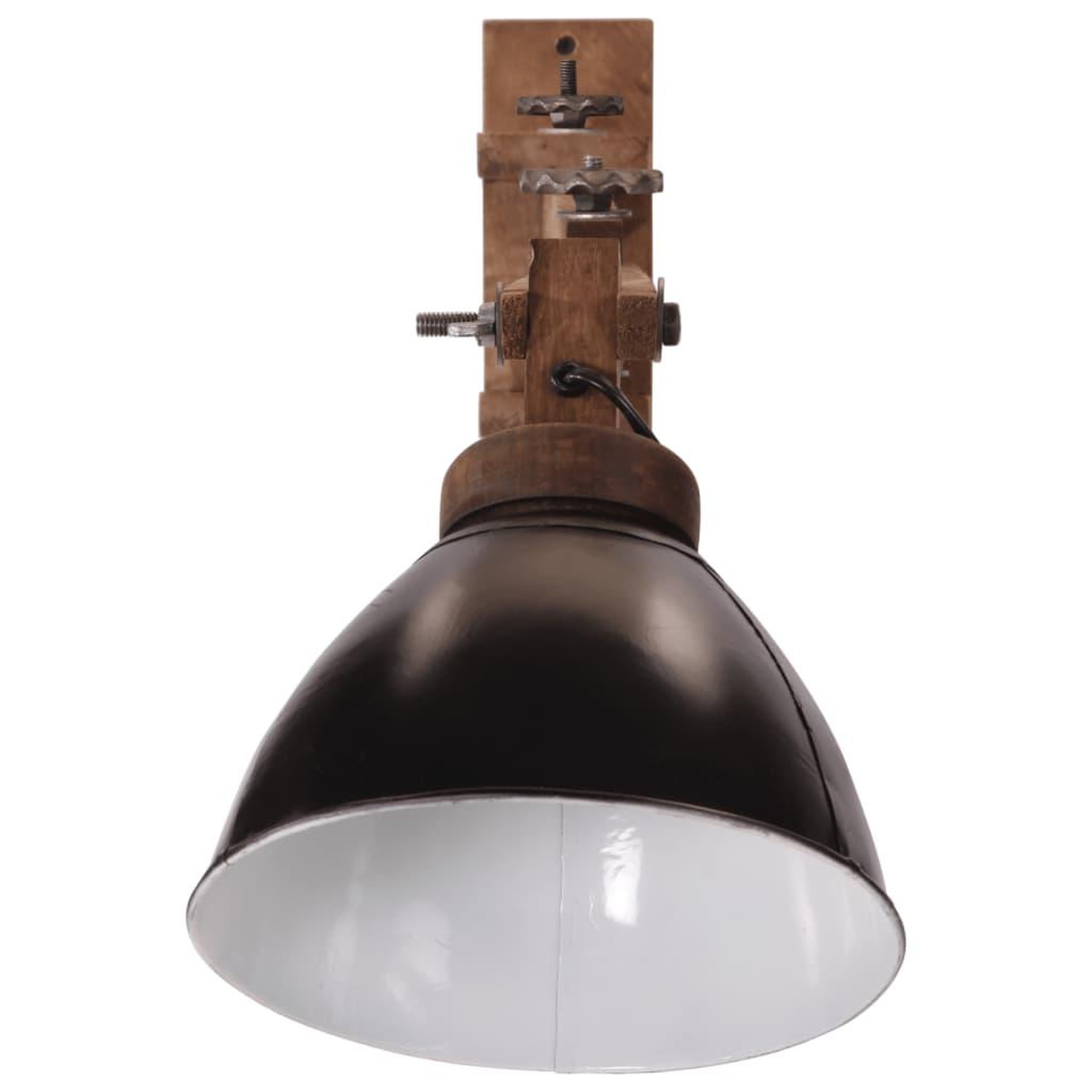 Voir la diapositive 4 : VIDAXL Lampe murale 25 W noir E27