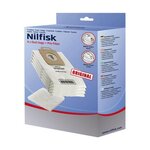 Nilfisk Lot de 4 sacs + 1 pré-filtre pour aspirateur - 128389187