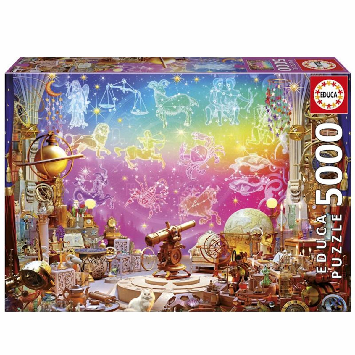 EDUCA Puzzle 5000 pièces Astrologie – Puzzle adulte panorama – Science et espace – Educa